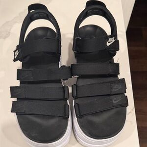 Nike Black Strap Sandals